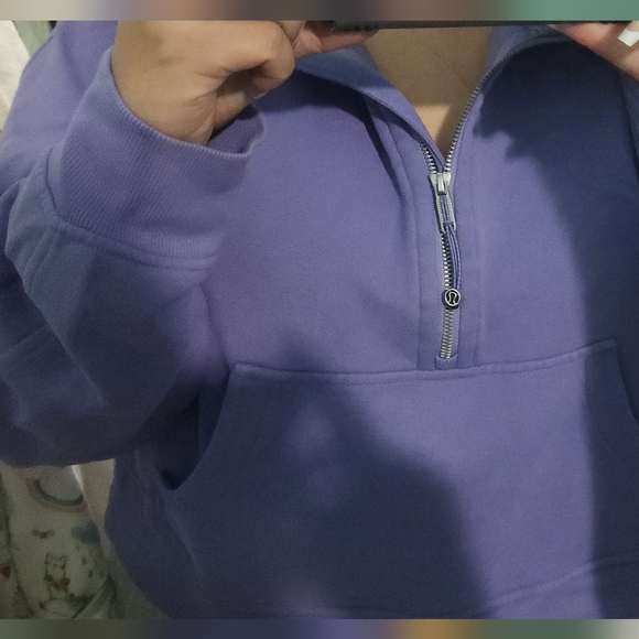 Lululemon Scuba Sweater Dark Lavender - Picture 4 of 8